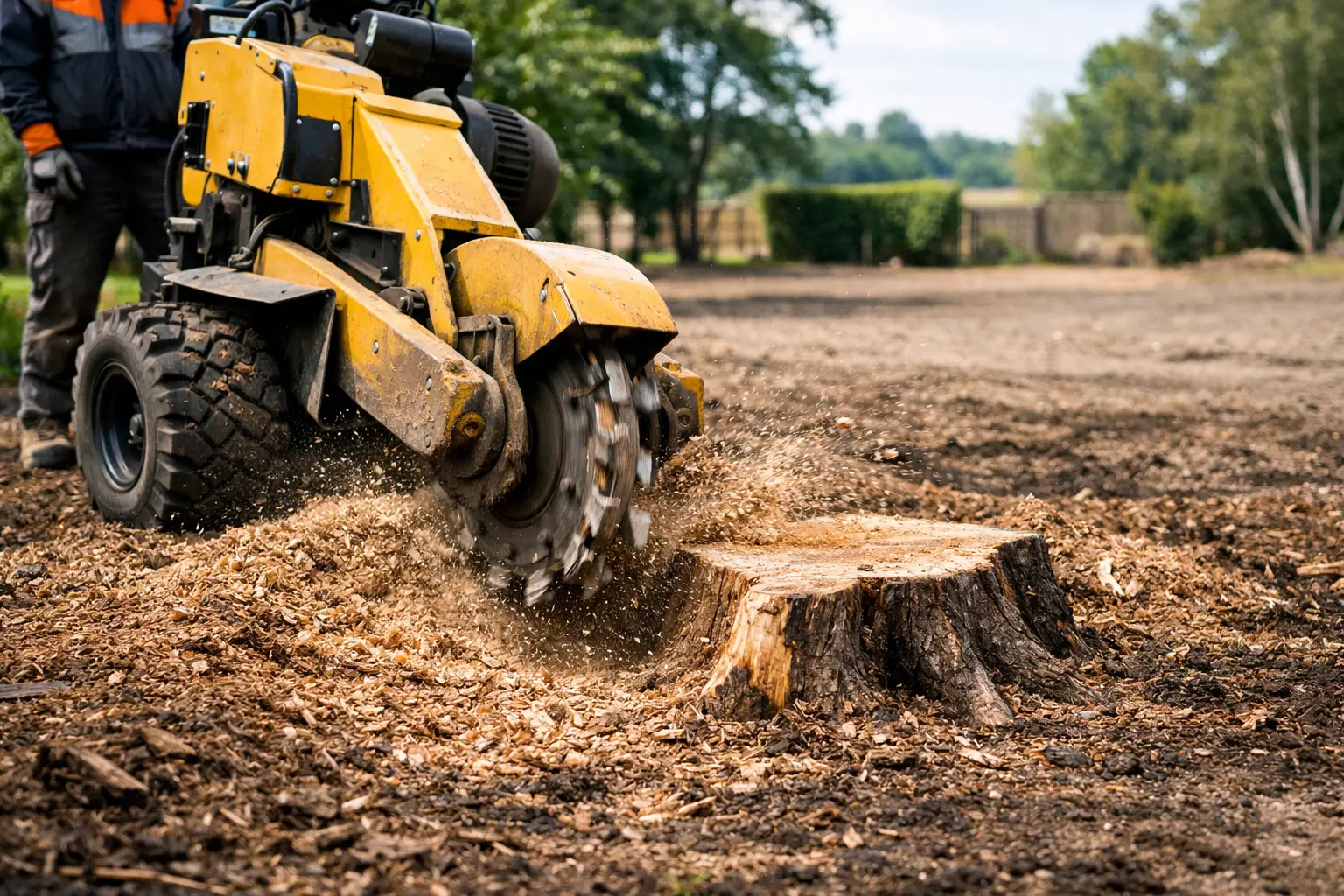 Stump Grinding Canterbury for a Clear Site