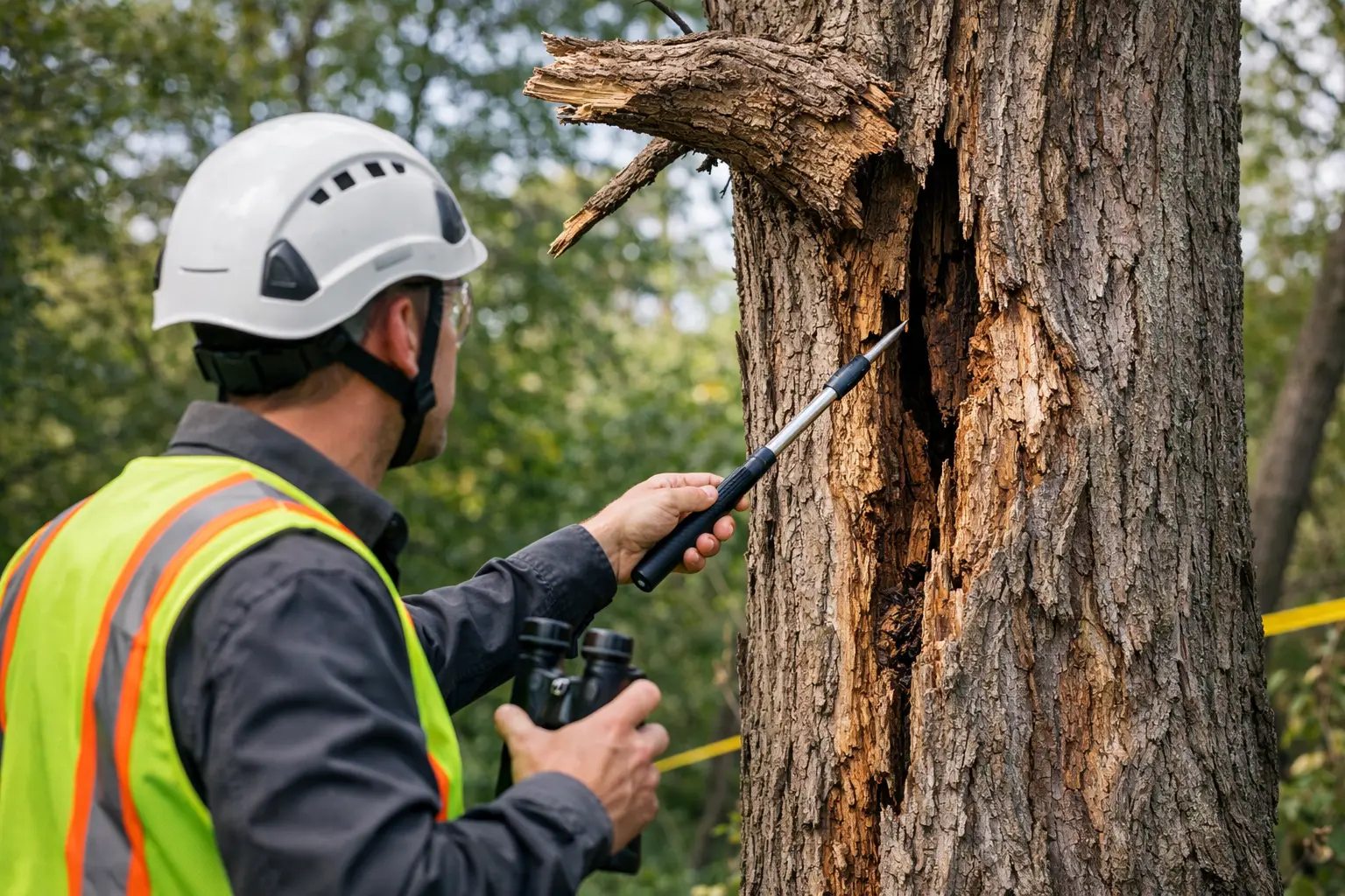 How to Identify Hazardous Tree Symptoms Safely